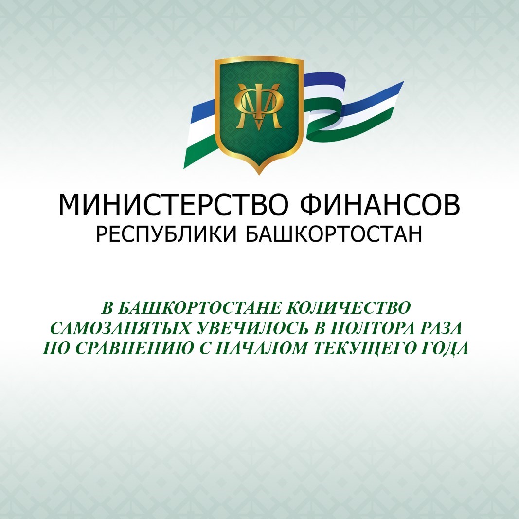 В Башкортостане количество самозанятых увеличилось в полтора раза по сравнению с началом текущего года